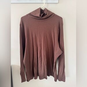 Old Navy Chocolate Ribbed Turtleneck Sweater